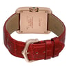 Back View Of Screwback Back Case And Closed Leather Band Of Cartier WJTA0009 Watch Pre Owned Condition