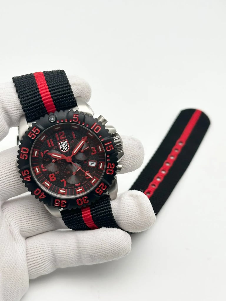 4th image of Luminox Luminox Navy SEAL Colormark Wristwatch, PreOwned condition