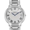 Up Close Front Facing Picture Of RAYMOND WEIL 5235-ST-01659 Stainless Steel Watch Pre Owned Condition