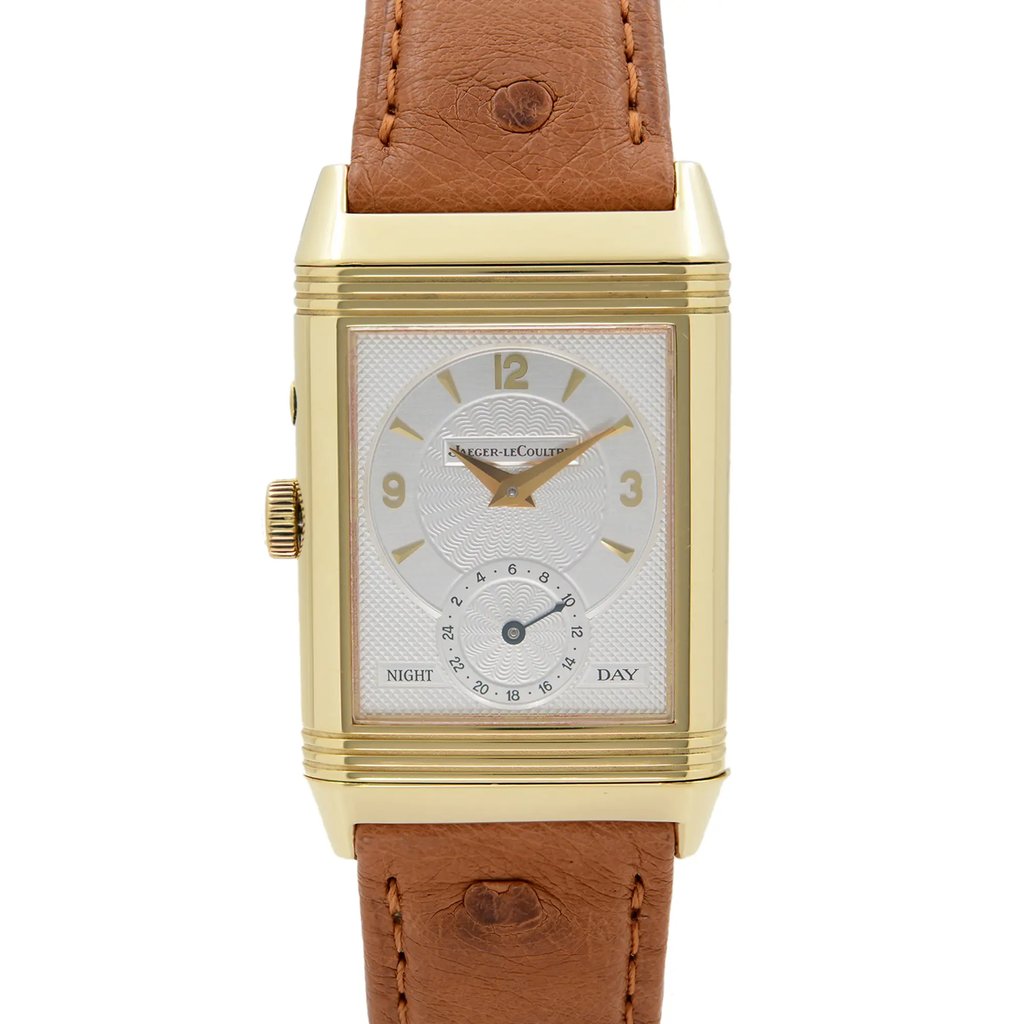 Up Close Front Facing Picture Of Jaeger-LeCoultre 270.1.54 Gold 18kt Watch Pre Owned Condition