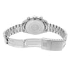 Back View Of Solid Back Case And Open Stainless Steel Band Of OMEGA 3510.50.00 Watch Pre Owned Condition