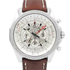 Up Close Front Facing Picture Of Breitling AB043112/G774-443X Stainless Steel Watch Display Model Condition