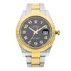 Front Full View Of Rolex 116333BKAO Stainless Steel Watch Pre Owned Condition {Product Condition}