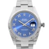 Up Close Front Facing Picture Of Rolex 126334 Stainless Steel Watch New Condition