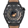 Up Close Front Facing Picture Of HYT H02984-A Carbon Fiber Watch New Condition