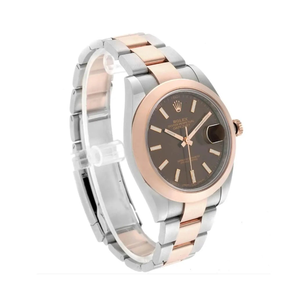 View Of Opposite Crown Facing Side Of Rolex 126301 Stainless Steel Watch Pre Owned Condition