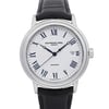 Up Close Front Facing Picture Of RAYMOND WEIL 2837-STC-00658 Stainless Steel Watch Pre Owned Condition