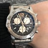 Up Close Front Facing Picture Of Breitling A7338710/BB49-157A Stainless Steel Watch Pre Owned Condition