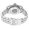 Back View Of {Caseback} Back Case And Closed Stainless Steel Band Of Breitling A7433053/BE08-376A Watch Display Model Condition
