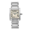 Front Full View Of Cartier W51011Q3 Stainless Steel Watch Pre Owned Condition {Product Condition}