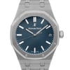 Up Close Front Facing Picture Of Audemars Piguet 15500ST.OO.1220ST.01 Stainless Steel Watch Pre Owned Condition