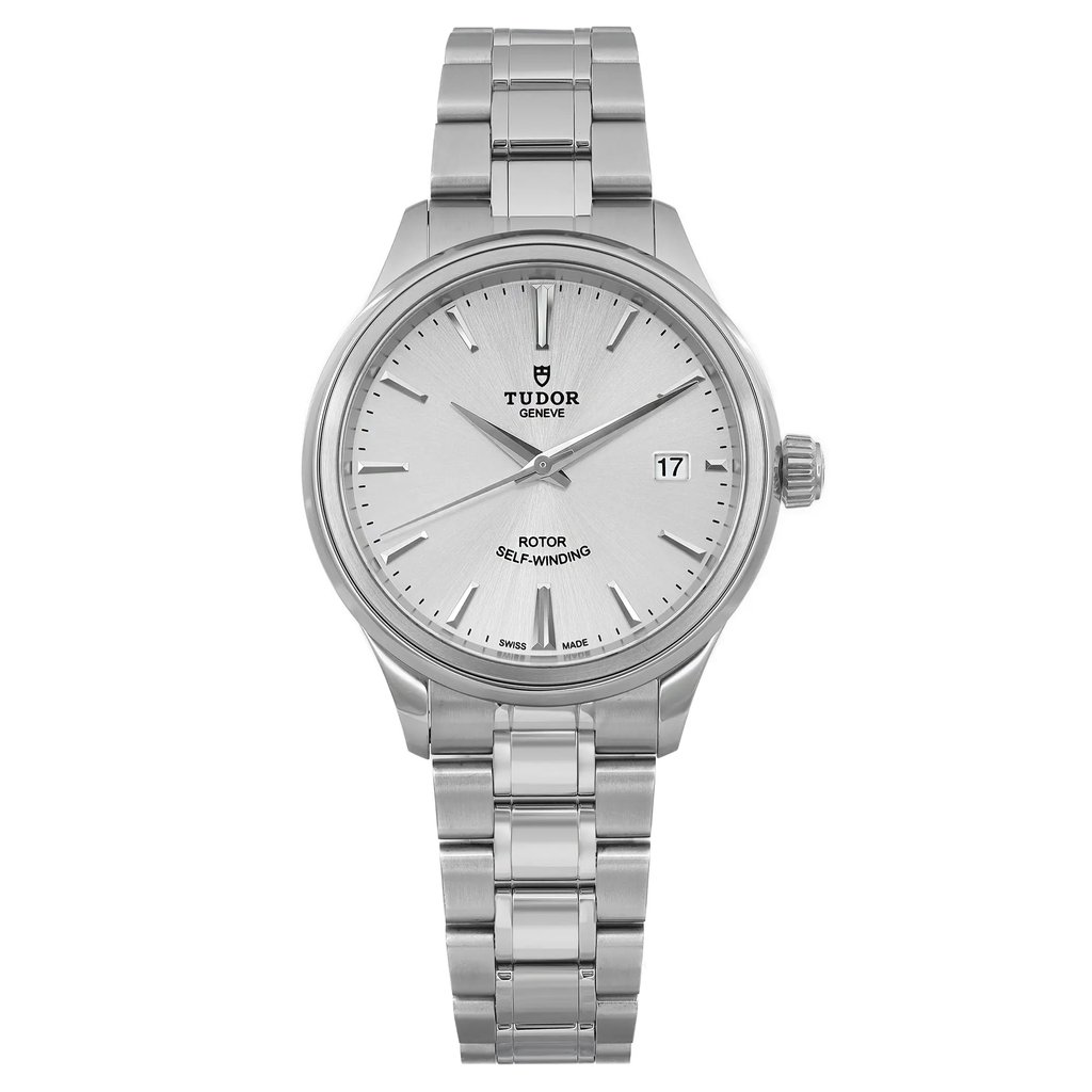 Front Full View Of TUDOR 12500-0001 Stainless Steel Watch Unworn Condition Excellent
