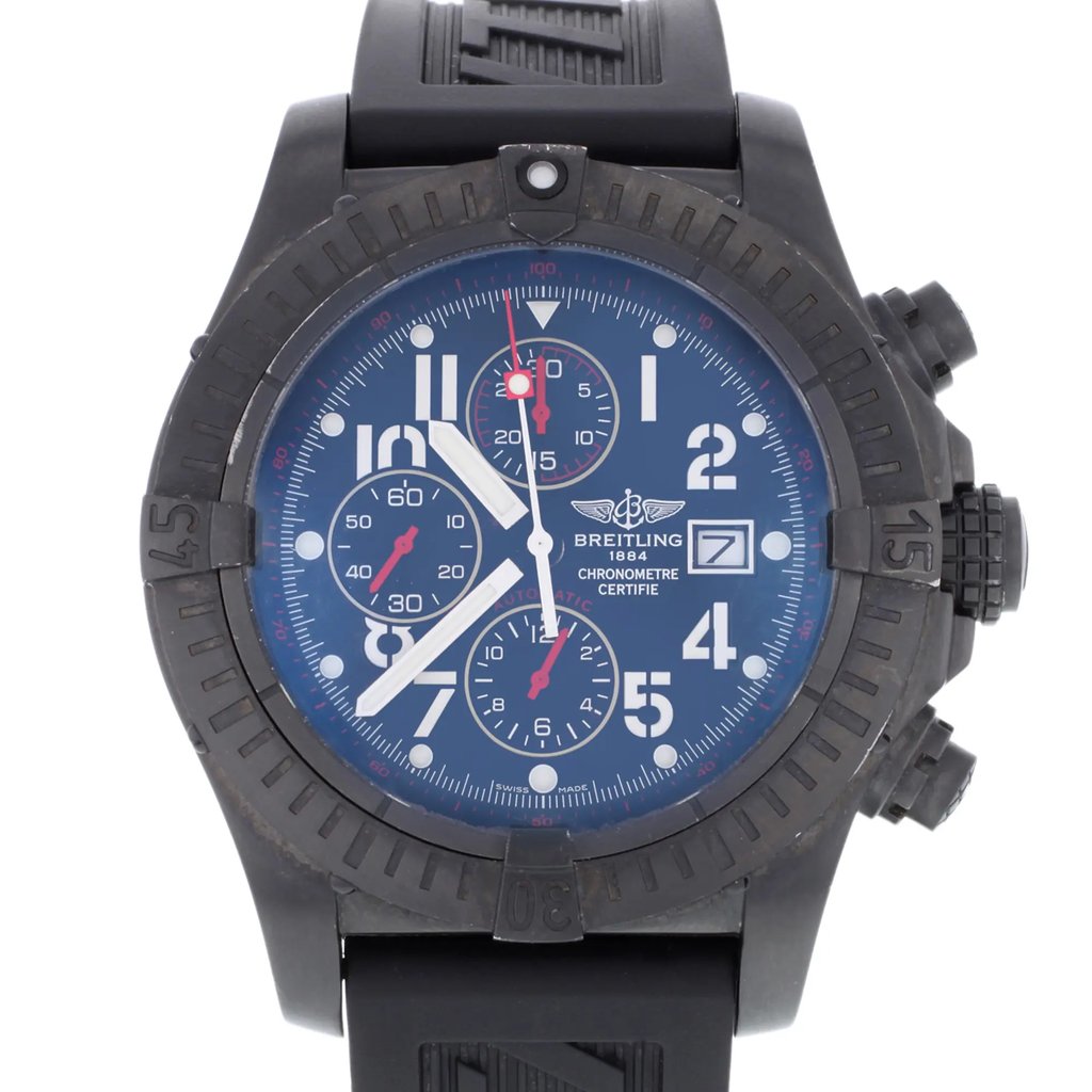 Up Close Front Facing Picture Of Breitling M13370/B930 Stainless Steel Watch Pre Owned Condition