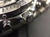 Up Close Front Facing Picture Of Breitling Colt Ocean Stainless Steel Watch Pre Owned Condition