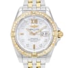 Up Close Front Facing Picture Of Breitling C49350 Stainless Steel Watch Pre Owned Condition