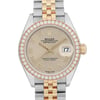 Up Close Front Facing Picture Of Rolex 279383RBR Stainless Steel Watch Pre Owned Condition
