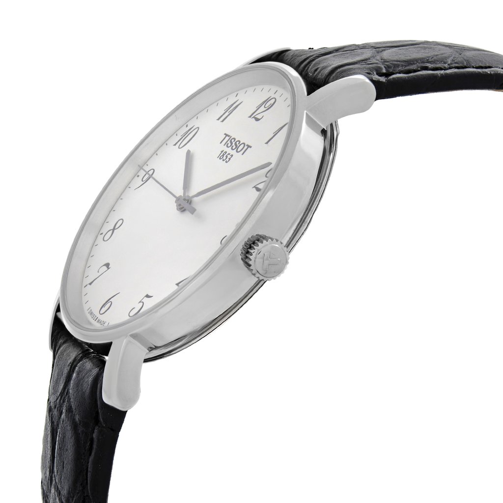 View Of Crown Facing Side Of Tissot T109.410.16.032.00 Stainless Steel Watch New Without Tags Condition