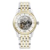 An image of a Wristwatch by Oris. This Pre Owned item is designed for Men, featuring a Dress/Formal style. It has a Mechanical (Automatic) movement and an Analog display with a Silver dial color. The indices include 12-Hour Dial,Non-Numeric Hour Marks,Sticks. The band is made of Stainless Steel and the case is made of Stainless Steel. The watch has a Round shape with a case size of 40 mm and a case thickness of 11 mm.