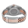 Back View Of Screwback Back Case And Closed Rose Gold,Stainless Steel Band Of Rolex 126301 Watch Pre Owned Condition