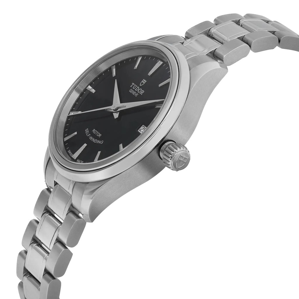 View Of Crown Facing Side Of TUDOR M12300-0002 Stainless Steel Watch Unworn Condition