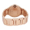 Back View Of Screwback Back Case And Closed Rose Gold Band Of Cartier W69004Z2 Watch Pre Owned Condition