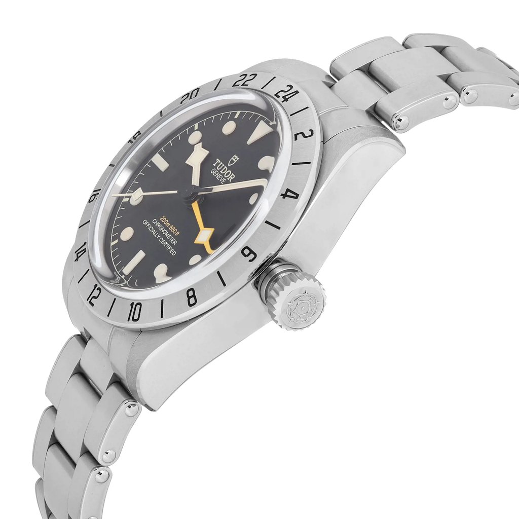 View Of Crown Facing Side Of TUDOR M79470-0001 Stainless Steel Watch Unworn Condition