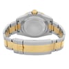 Back View Of Solid Back Case And Closed Stainless and Solid Gold Band Of Rolex 116613LN Watch Pre Owned Condition