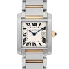 Up Close Front Facing Picture Of Cartier W51012Q4 Stainless Steel Watch Pre Owned Condition