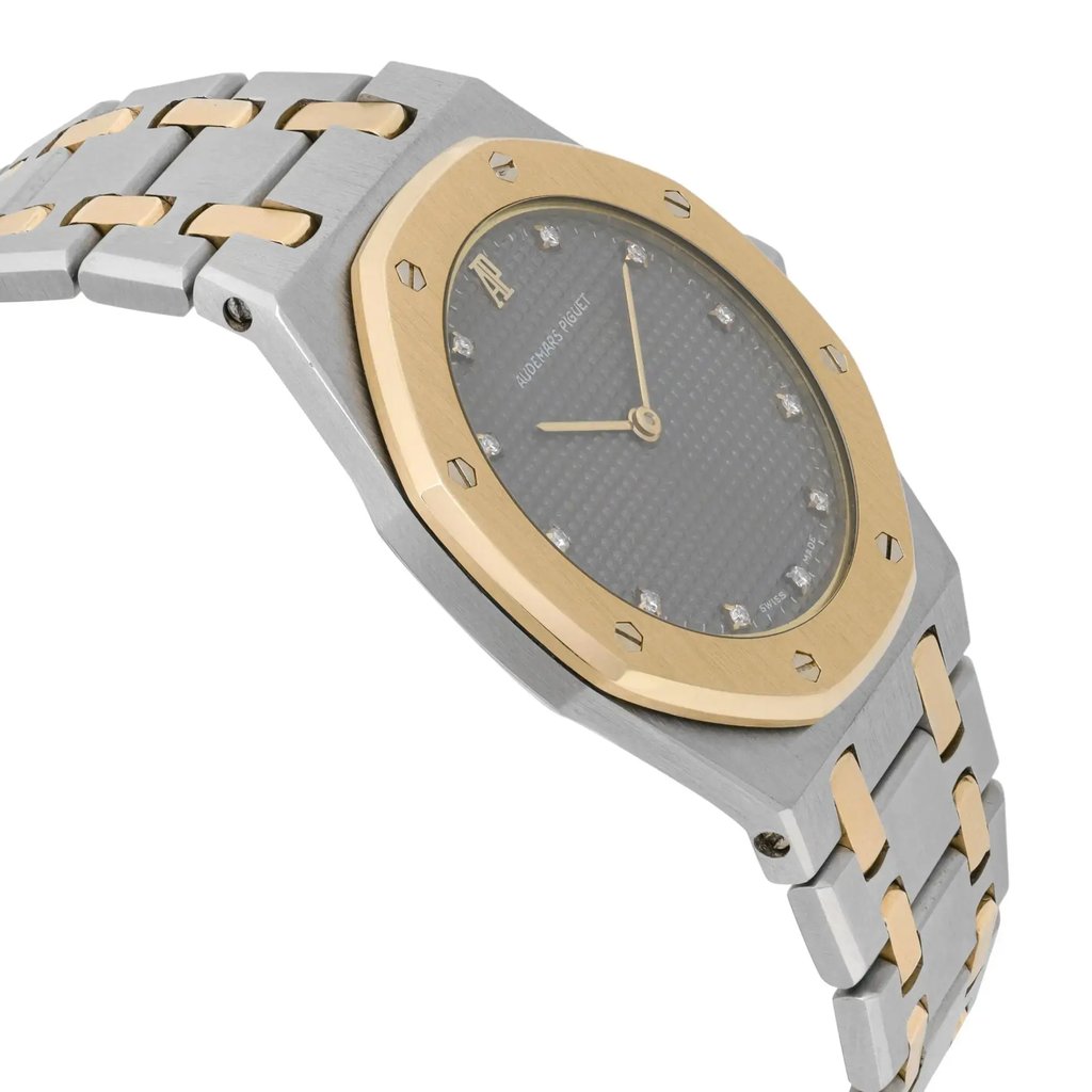 View Of Opposite Crown Facing Side Of Audemars Piguet 56303SA Stainless Steel Watch Pre Owned Condition