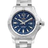Up Close Front Facing Picture Of Breitling A1738811/C906-173A Stainless Steel Watch Pre Owned Condition