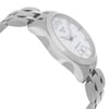 An image of a Wristwatch by Tissot. This Display Model item is designed for Men, featuring a Dress/Formal style. It has a Mechanical (Automatic) movement and an Analog display with a White dial color. The indices include 12-Hour Dial,Stick Indexes. The band is made of Stainless Steel and the case is made of Stainless Steel. The watch has a Round shape with a case size of 39 mm and a case thickness of 11 mm.