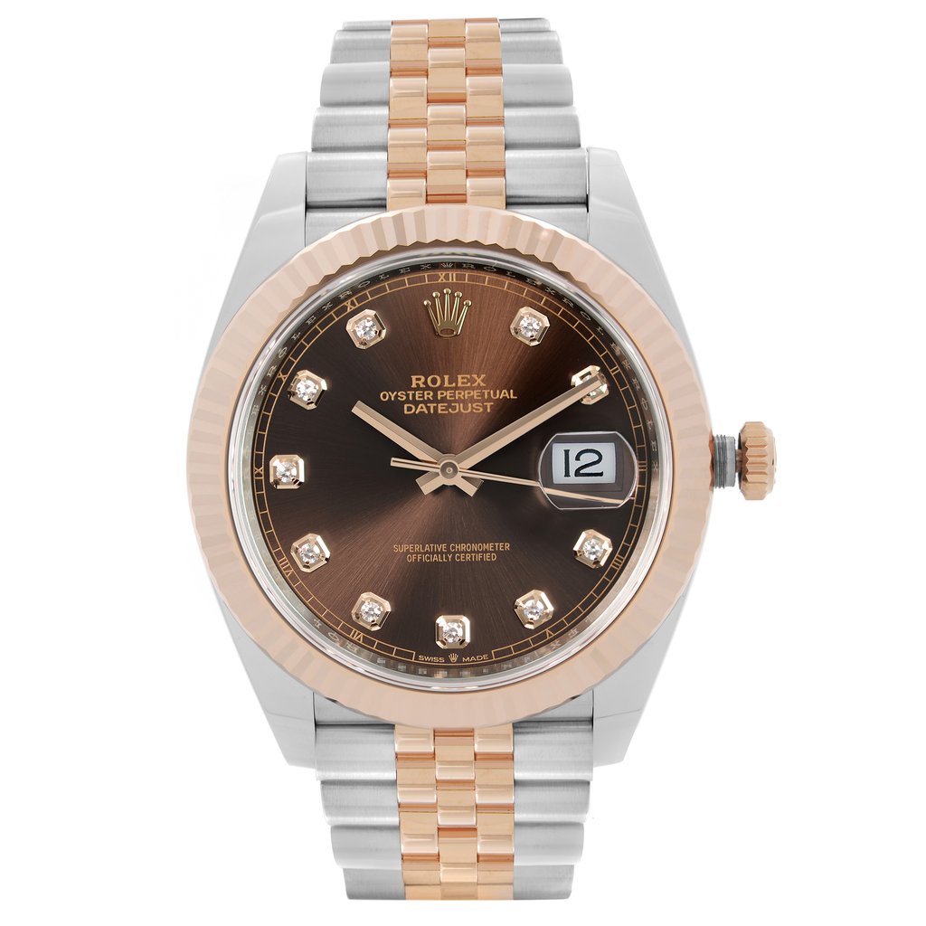 Front Full View Of Rolex 126331 Stainless Steel Watch Pre Owned Condition {Product Condition}