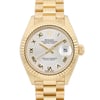 Up Close Front Facing Picture Of Rolex 279178 Yellow Gold Watch Pre Owned Condition