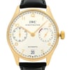 Up Close Front Facing Picture Of IWC IW500101 Rose Gold,Gold 18kt Watch Pre Owned Condition