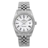 Front Full View Of Rolex 15210 Stainless Steel Watch Pre Owned Condition Good