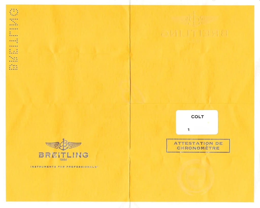  Full View Box And Documents For Breitling A7438953/BD82-178A Without watch In The Image 