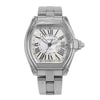 Front Full View Of Cartier W62032X6 Stainless & Titanium Watch Pre Owned Condition {Product Condition}