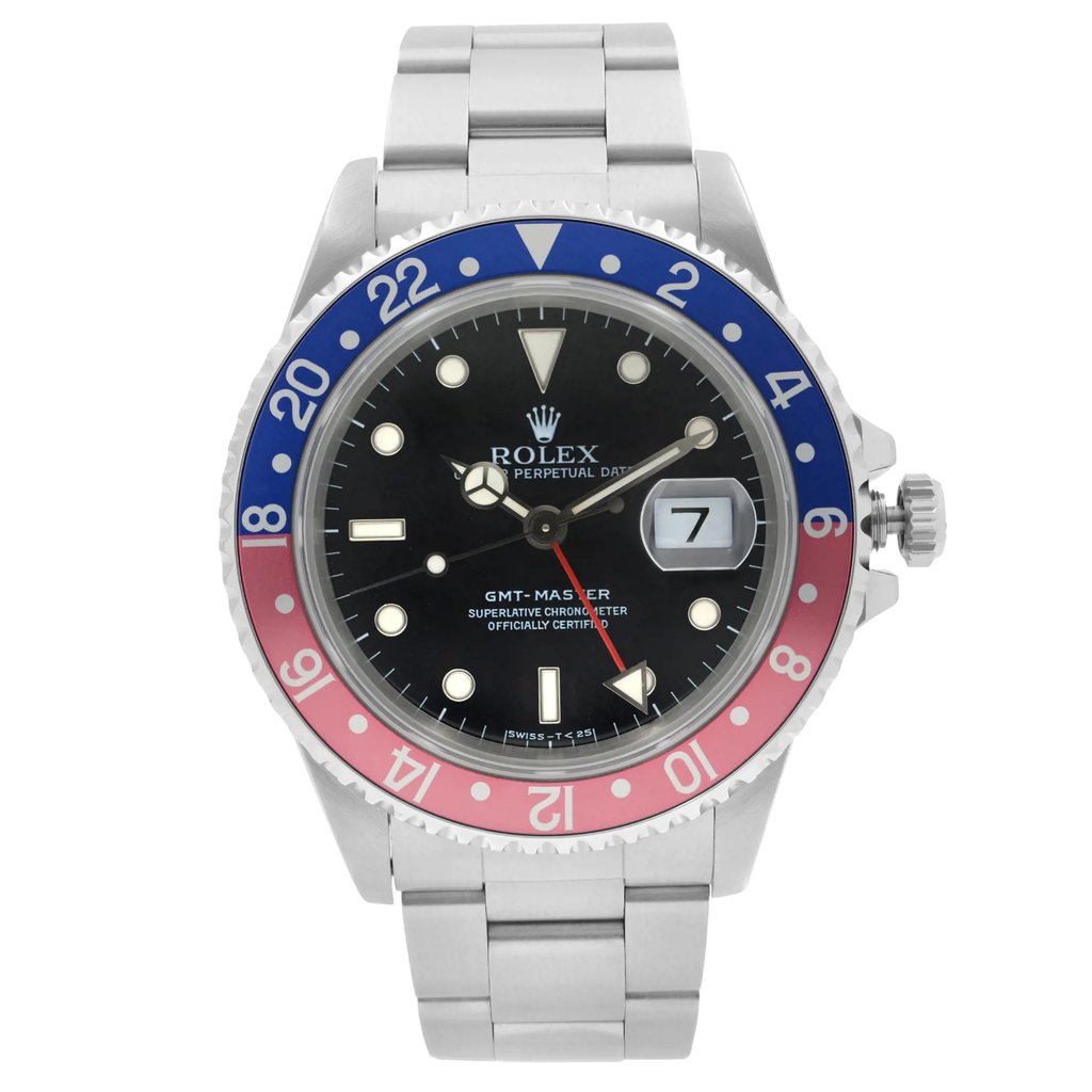 Front Full View Of Rolex 16700 Stainless Steel Watch Pre Owned Condition Good