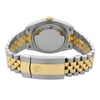 Back View Of {Caseback} Back Case And Closed Stainless and Solid Gold Band Of Rolex 126233CDJ Watch Display Model Condition