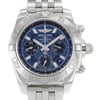 Up Close Front Facing Picture Of Breitling AB014012/C830-378A Stainless Steel Watch Display Model Condition