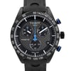Up Close Front Facing Picture Of Tissot T100.417.37.201.00 Stainless Steel Watch Display Model Condition