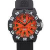 Up Close Front Facing Picture Of Luminox XS.3059 Carbon Watch Pre Owned Condition