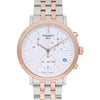 Up Close Front Facing Picture Of Tissot T122.417.22.011.00 Stainless Steel Watch Pre Owned Condition