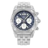 Front Full View Of Breitling AB014012/BA52-378A Stainless Steel Watch Pre Owned Condition {Product Condition}