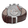 Back View Of Screwback Back Case And Closed Leather Band Of Girard-Perregaux 49590-11-111 Watch Pre Owned Condition