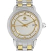 Up Close Front Facing Picture Of Tory Burch TRB1014 Stainless Steel Watch Pre Owned Condition