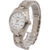 View Of Crown Facing Side Of Rolex 178279 White Gold Watch Pre Owned Condition