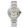 Front Full View Of Cartier W6920011 Stainless Steel Watch Pre Owned Condition {Product Condition}