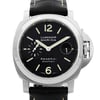 Up Close Front Facing Picture Of Panerai PAM00104 Stainless Steel Watch Pre Owned Condition