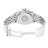 Back View Of {Caseback} Back Case And Open Stainless Steel Band Of Breitling W7433012/BE08-376A Watch Display Model Condition